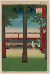 Morgendämmerung am Kanda Myojin Schrein von Ando or Utagawa Hiroshige