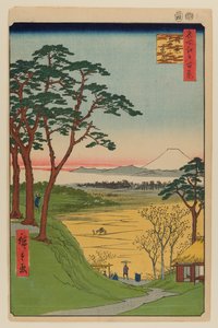 Opas Teehaus, Meguro von Ando or Utagawa Hiroshige