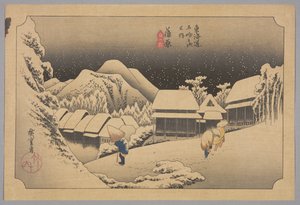 Kanbara: Nachtschnee (Kanbara, yoru no yuki)