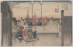 Morgenszene von Ando or Utagawa Hiroshige