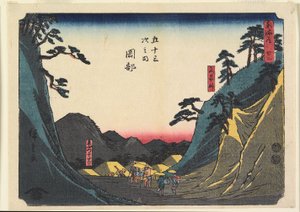 Nr. 22 Okabe von Ando or Utagawa Hiroshige