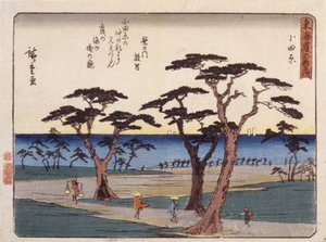 Odawara von Ando or Utagawa Hiroshige