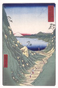 Shiojiri-Pass in der Provinz Shinano (Shinano Shiojiritōge)