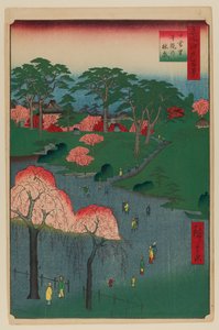 Tempelgärten, Nippori von Ando or Utagawa Hiroshige