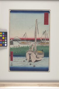 Tsukuda Offing in der östlichen Hauptstadt von Ando or Utagawa Hiroshige
