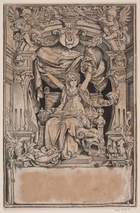 Titelblatt und Vignette zu einer Ausgabe von "Faust", München 1884 von André Bork