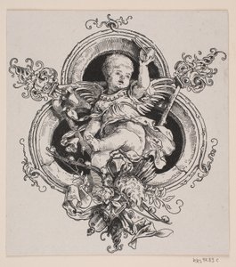 Titelblatt und Vignette zu einer Ausgabe von "Faust", München 1884 von André Bork