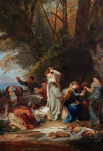 Eine Feier auf dem Land von André Charles Voillemot