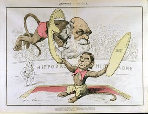Karikatur Des Schauspielers Laferriere In Der Rolle Des