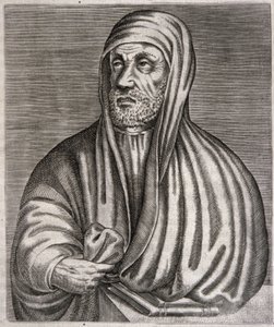 Porträt von Abu Ali al-Husain ibn Abdallah ibn Sina genannt Avicenna (Gravur) von Andre (after) Thevet