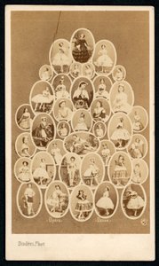 Balletttänzerinnen der Pariser Oper von Andre Adolphe Eugene Disderi