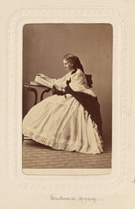 Herzogin von Morny [geb. Troubetskoi, uneheliche Tochter von Nikolaus I.] von Andre Adolphe Eugene Disderi