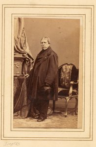 Jean Auguste Dominique Ingres Maler (1780 - 1867) von Andre Adolphe Eugene Disderi