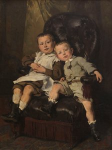 Paul und Edmond Roger, Stiefkinder des Malers von Andre Cluysenaar