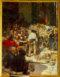 Die Barrikade oder das Warten im Mai 1871 von Andre Devambez