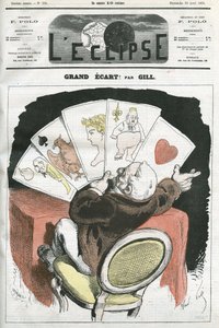Große Verbreitung! , Karikatur über die Regierung von Präsident Adolphe Thiers (1797-1877)