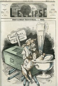 Bric a brac Wahlkampf. Titelblatt in „L