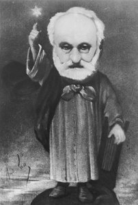 Karikatur von Victor Hugo (1802-85) als Magier von Andre Gill