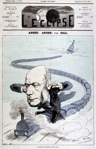 Karikatur über den Rücktritt von Herrn Grévy - von Gill, in „L