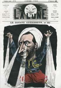 Karikatur von Gill, in "The Moon", 1. September
