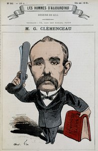 Georges Clemenceau - von Gill, in „Les hommes d