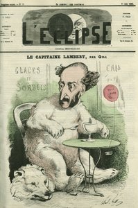 Gustave Lambert, französischer Entdecker und Wissenschaftler von Andre Gill