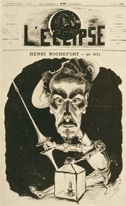 Henri Rochefort, Titelillustration aus der Zeitschrift 