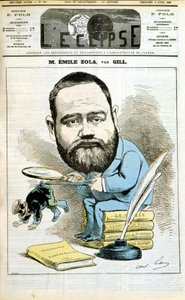 Porträt von Emile Zola