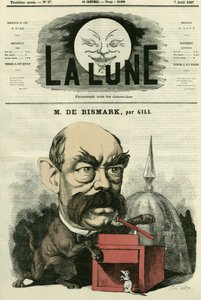 Porträt von Otto von Bismarck (1815-1898), deutscher Kanzler von Andre Gill