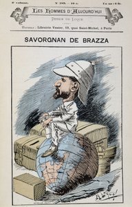 Savorgnan de Brazza - von Gill, in „Die Männer von heute“