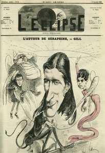 Victorien Sardou (1831-1908), französischer Dramatiker von Andre Gill