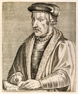 Heinrich Cornelius Agrippa, aus „Wahre Porträts“ von André Thévet, veröffentlicht 1584