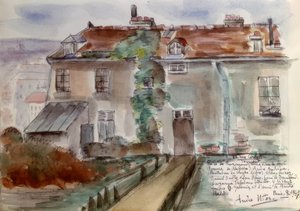 Paris, Haus 12 Rue Cortot