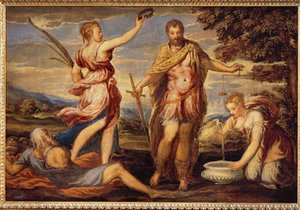 Scipio Africanus um 1555/60 von Andrea (fl.1527/30-63) Schiavone