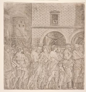 Die Triumphe Caesars: Die Senatoren, ca. 1495 von Andrea (school of) Mantegna