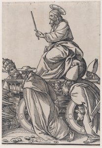 Sektion E: Christus reitet auf einem Triumphwagen, aus Der Triumph Christi, 1836