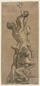 Die Entführung einer Sabinerin von Andrea Andreani