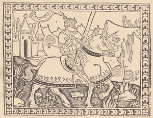 La Giostra di Giuliano de Medici, ca. 1495-1500 von Andrea Ghirlandi