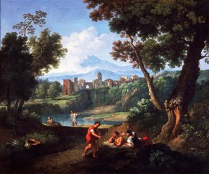 Landschaft, von Andrea Locatelli von Andrea Locatelli