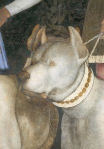 Begegnung zwischen Markgraf Lodovico III. Gonzaga von Andrea Mantegna