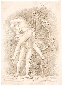 Herkules und Antäus von Andrea Mantegna