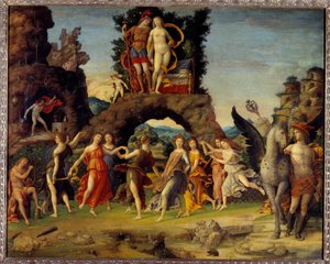 Mars und Venus oder Der Parnass von Andrea Mantegna