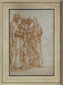 Heilige Peter, Paul, Johannes der Evangelist und Zeno von Andrea Mantegna
