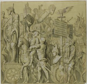 Triumphe von Julius Caesar: Leinwand Nr. II