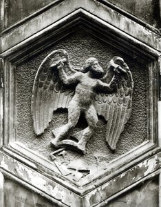 Daedalus, dekoratives Relief vom Campanile, Florenz, ca. 1348-50 von Andrea Pisano