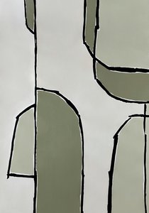 Abstrakte Salbeiformen