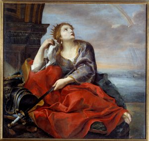 Dido, Königin von Karthago, von Aeneas verlassen von Andrea Sacchi