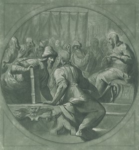 Christus verwirrt die Doktoren, 1750-70 von Andrea Scacciati