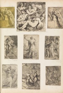 Bellona und andere mythologische Figuren, ca. 1540