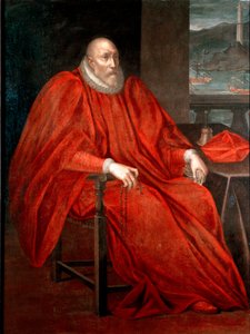 Porträt von Simone Spinola (1522-1569, Doge von Genua zwischen 1567 und 1569) Gemälde von Andrea Semino (1526-1594) 1568-1569 von Andrea Semino
